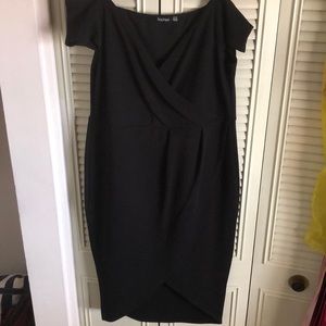 Black Party Midi Dress